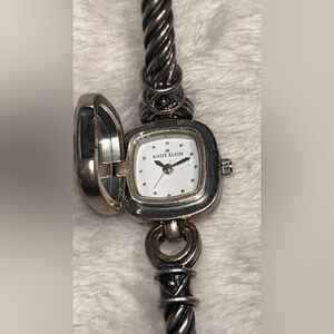 Anne Klein Stainless steel Bracelet Watch With cover